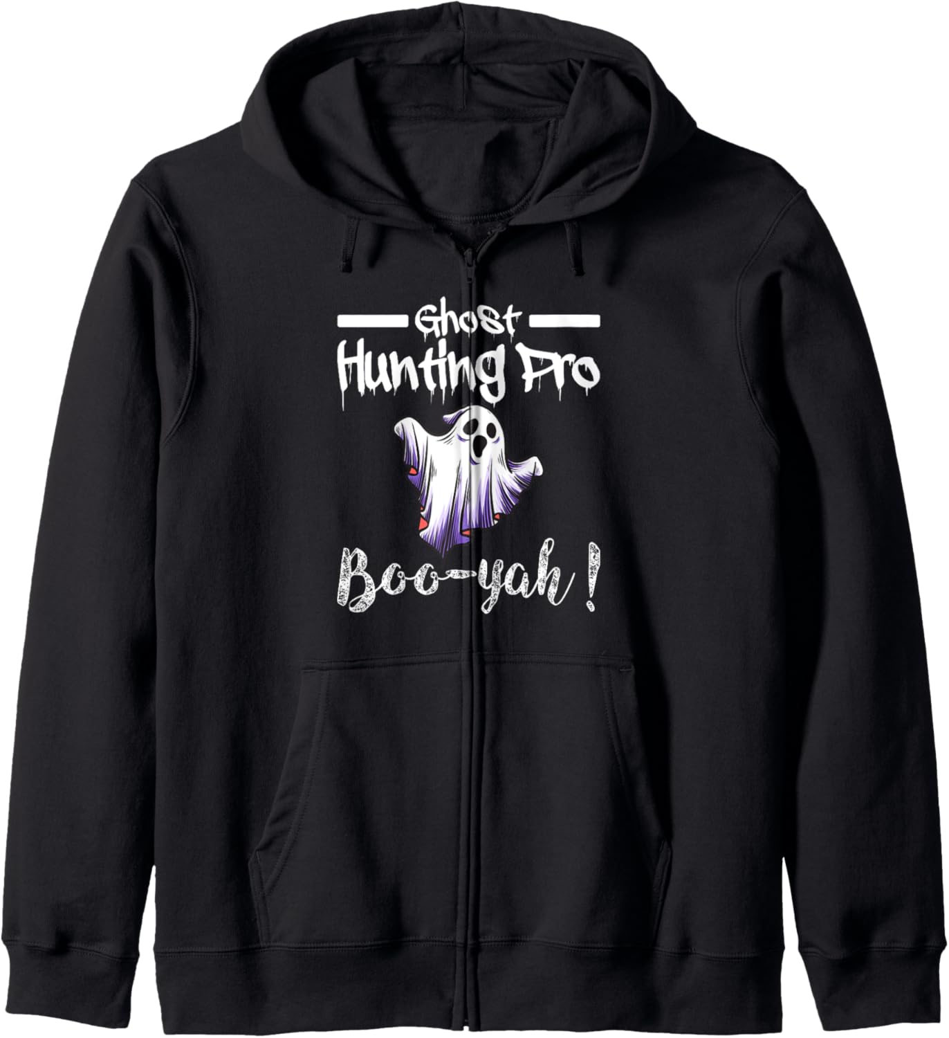Ghost hunting and Phasmophobia Merch for Halloween Zip Hoodie