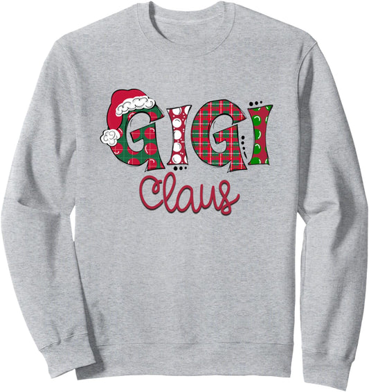 Gigi Clause Cute Art - Christmas Sweatshirt