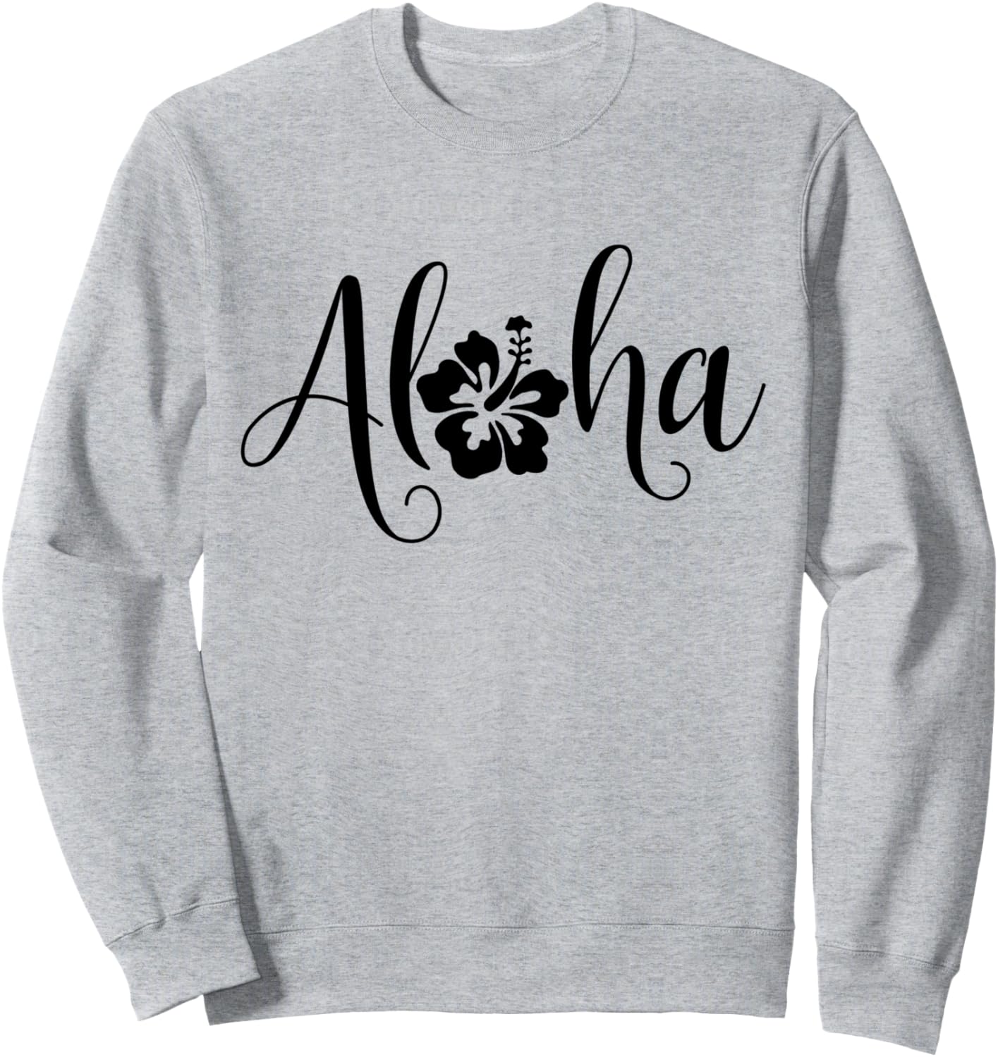 Aloha Hawaiian Hibiscus Flower Surfer Maui Kauai Hawaii Sweatshirt