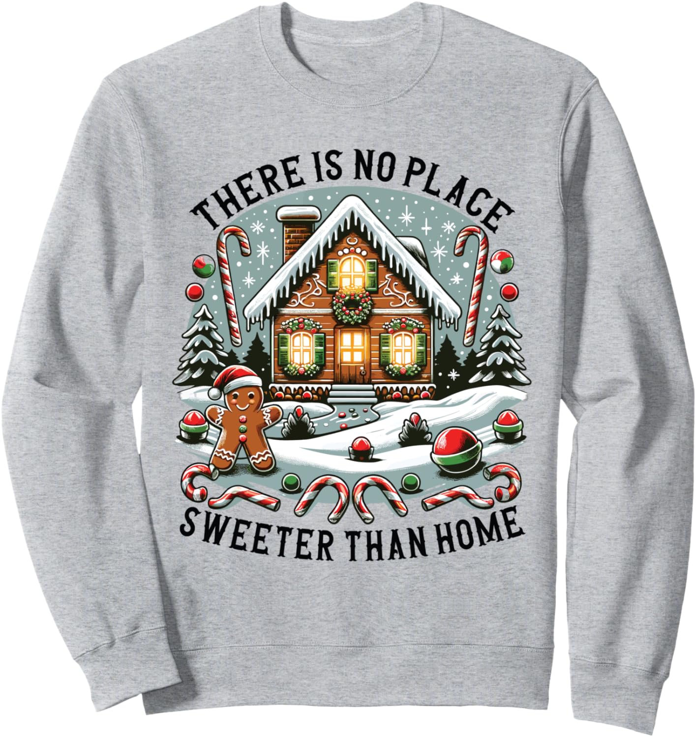 Gingerbread House Christmas Baking Gingerbread Sweatshirt