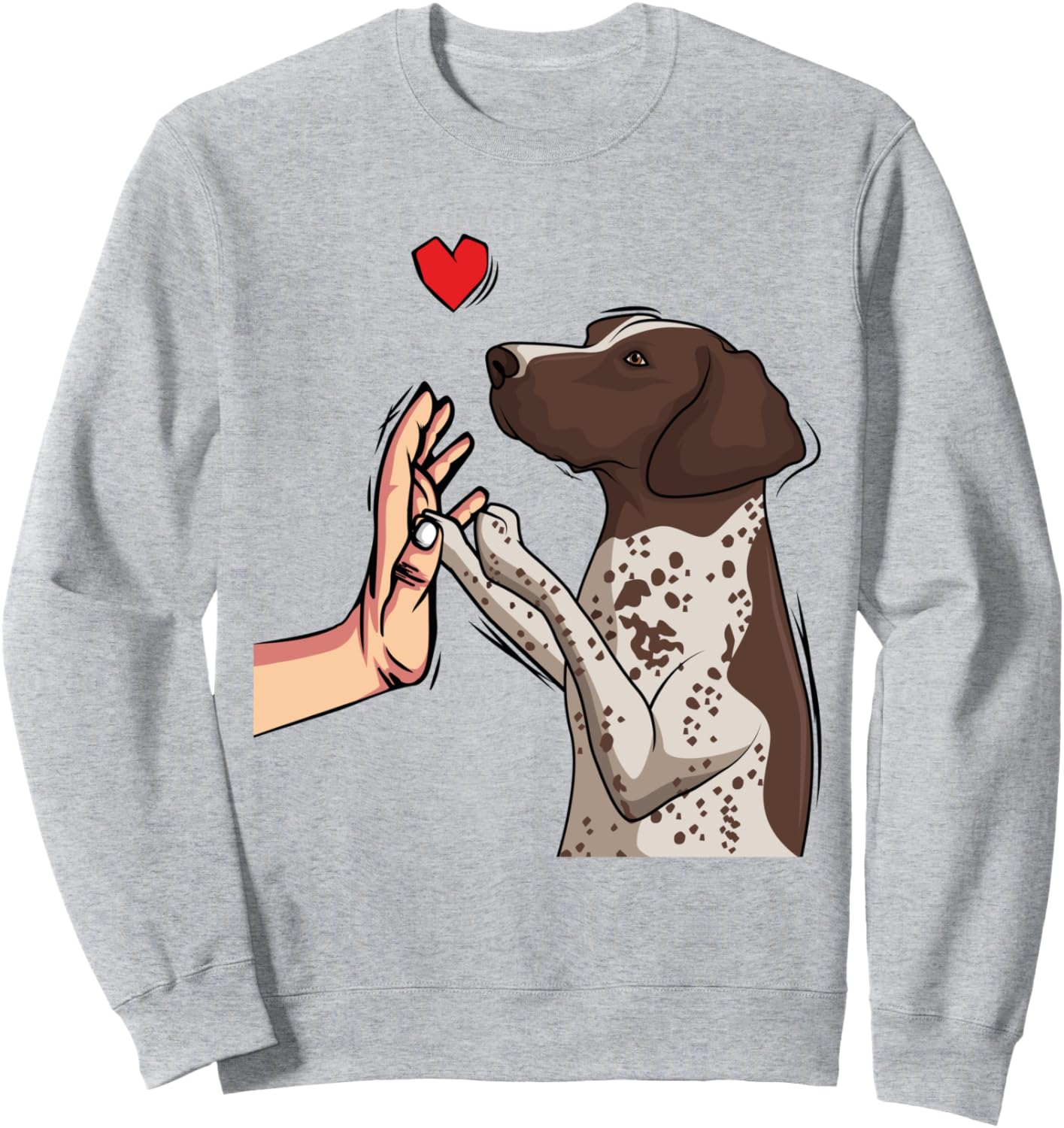 German Shorthaired Pointer Love GSP Dog Mom Girls Women Sweatshirt