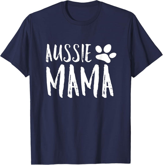 Australian Shepherd Mom Aussie Shepherd Mom Cute Red Merle T-Shirt