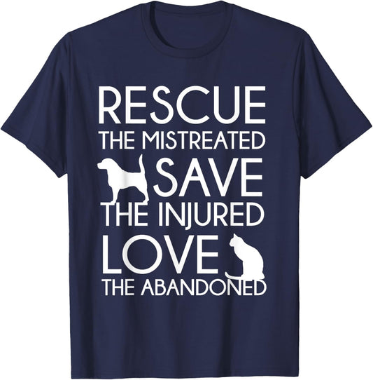 Animal Rescue Gift - Saving Animals - Dog Lover Men Women T-Shirt