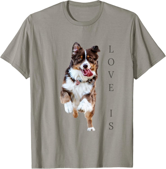 Australian Shepherd Aussie Dog Mom Dad Gift T-Shirt