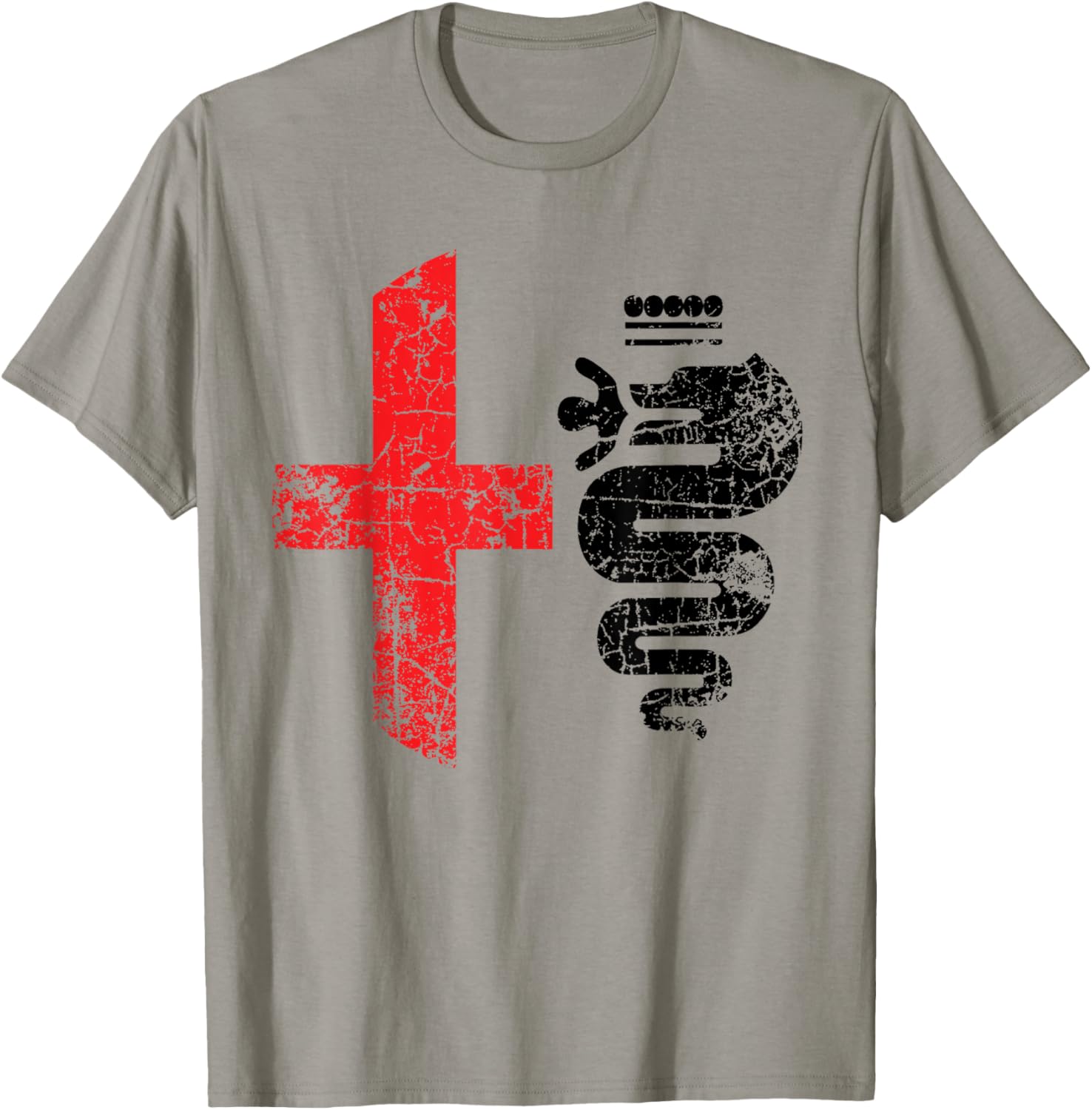 Alfa Car Drivers Stylish Grunge Logo T-Shirt