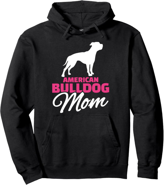 American bulldog mom Hoodie Pullover Hoodie