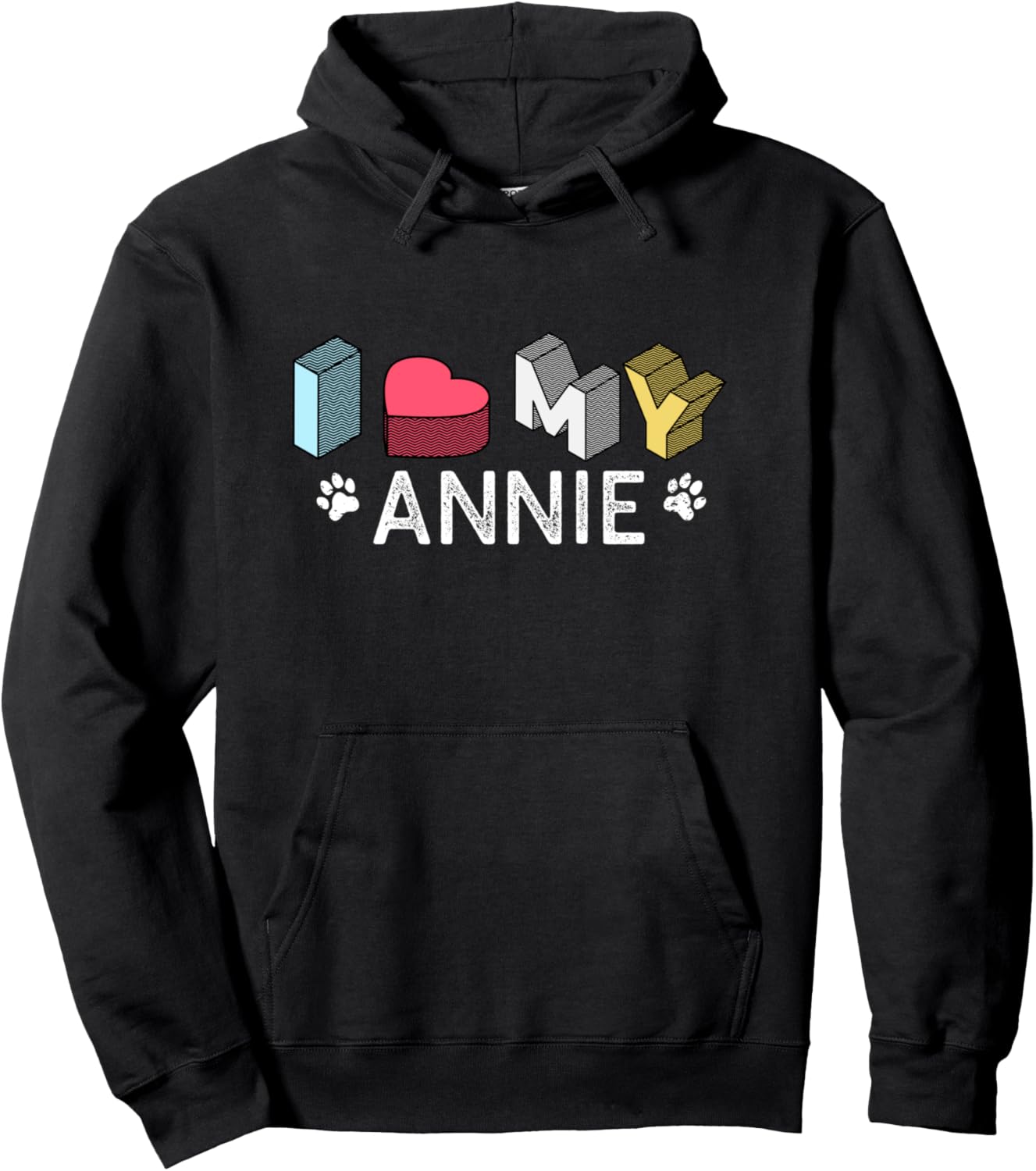 Annie Personalized Dog Name Annie Pet Lover Pullover Hoodie