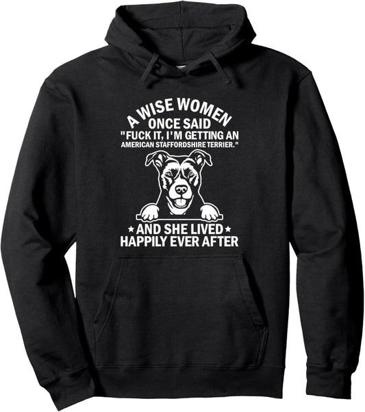 Amstaff Mom Dog Mom American Staffordshire Terrier Pullover Hoodie