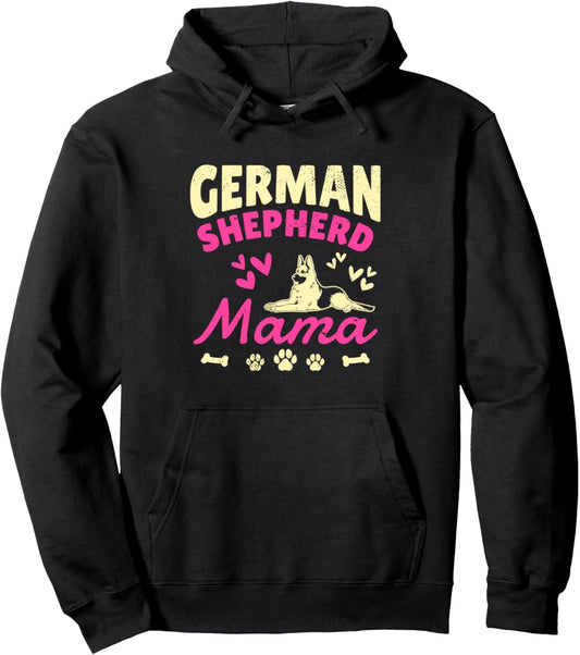 German Shepherd Mama | Dogs Pets Lover | Dog Owner Pullover Hoodie