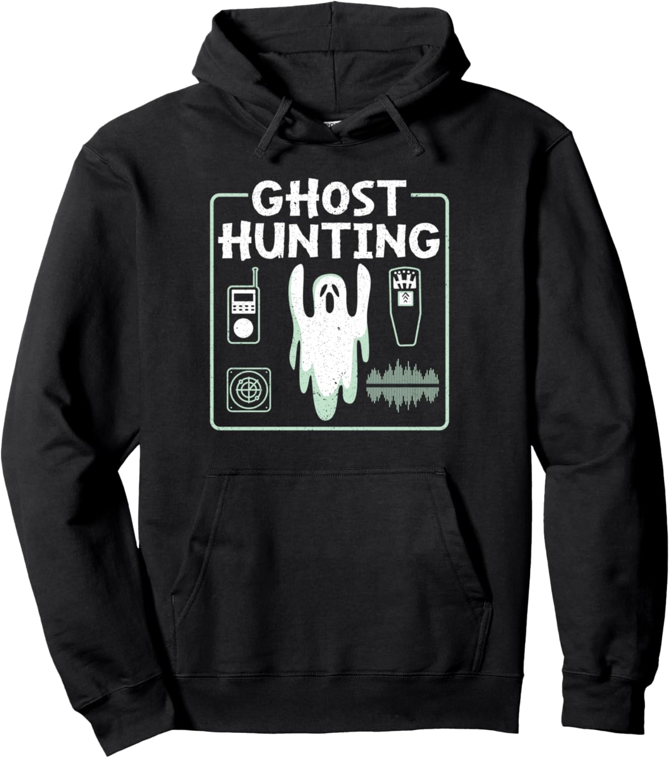Ghost Hunting Halloween Season Spooky Trick Or Treat Pullover Hoodie