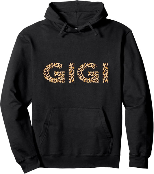 Gigi Leopard For Grandma Women For Christmas Mother's Day Pullover Hoodie