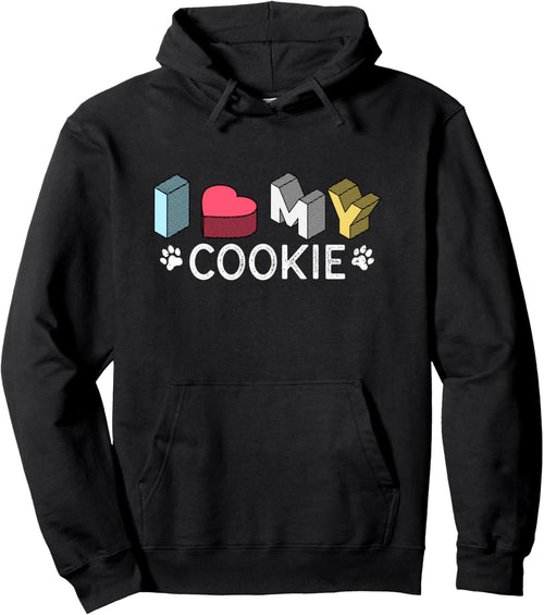 Cookie Personalized Dog Name Cookie Pet Lover Pullover Hoodie