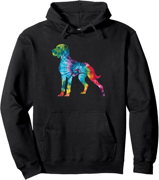 German Shorthaired Pointer Tie Dye Dog Mom Dad GSP Lovers Pullover Hoodie