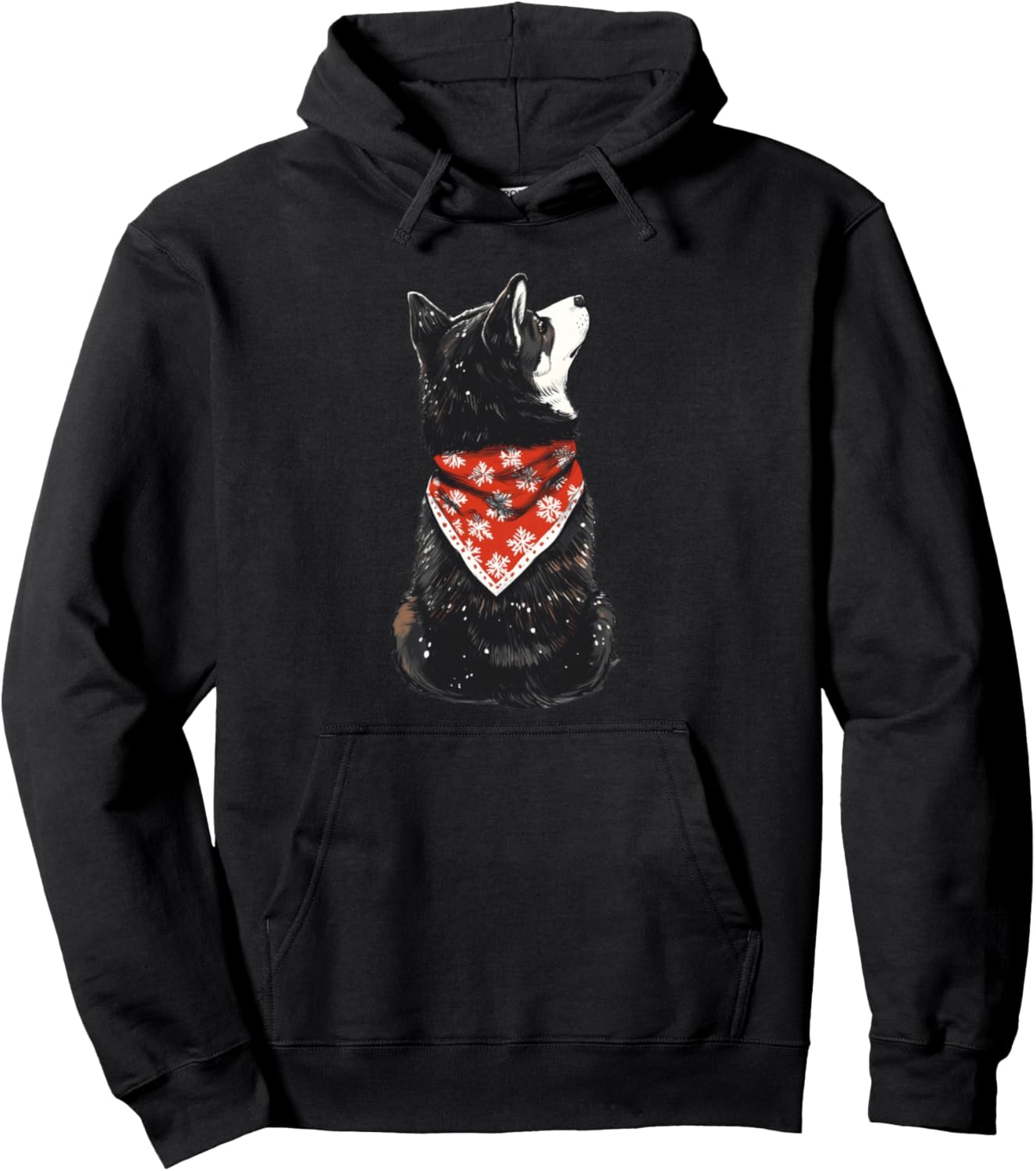 Akita Christmas Lights Dog Lover Xmas Pajama Pullover Hoodie