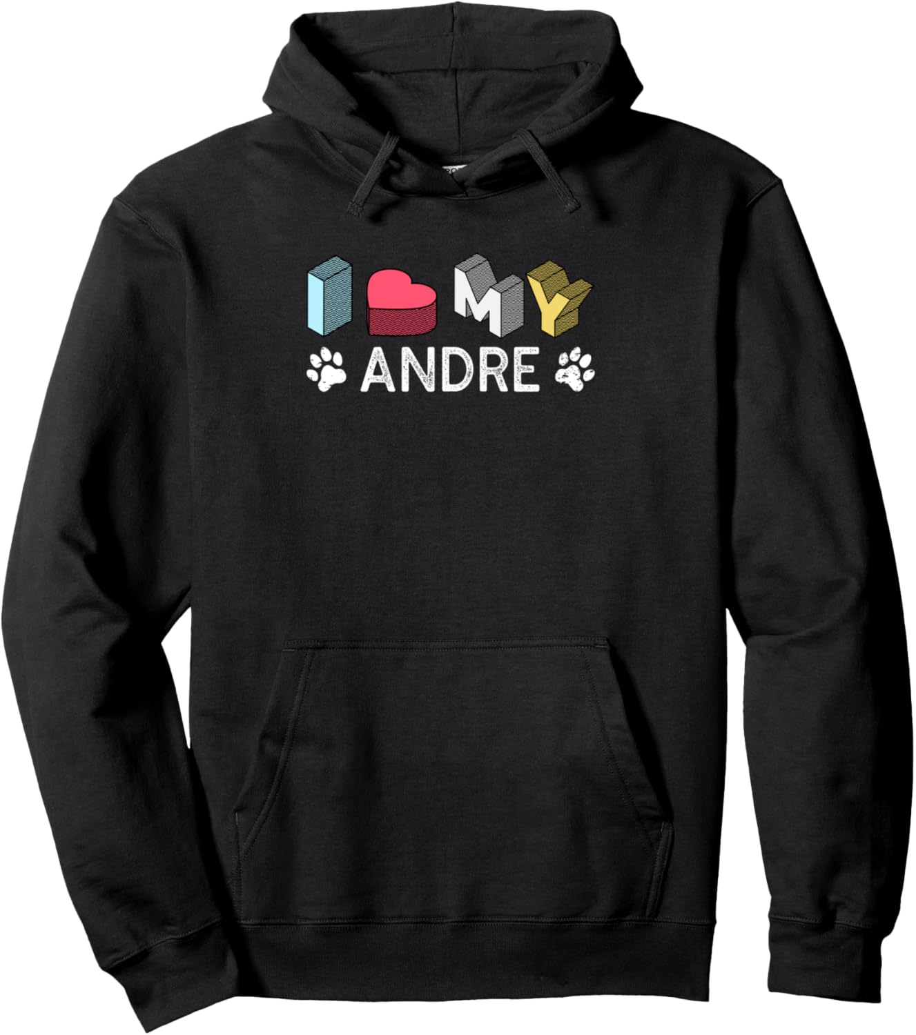 Andre Personalized Dog Name Andre Pet Lover Pullover Hoodie