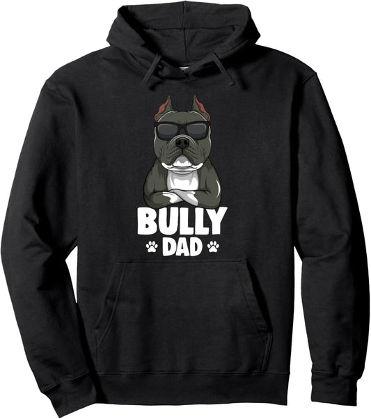 American Bully Dad Dog Dad Men Pullover Hoodie