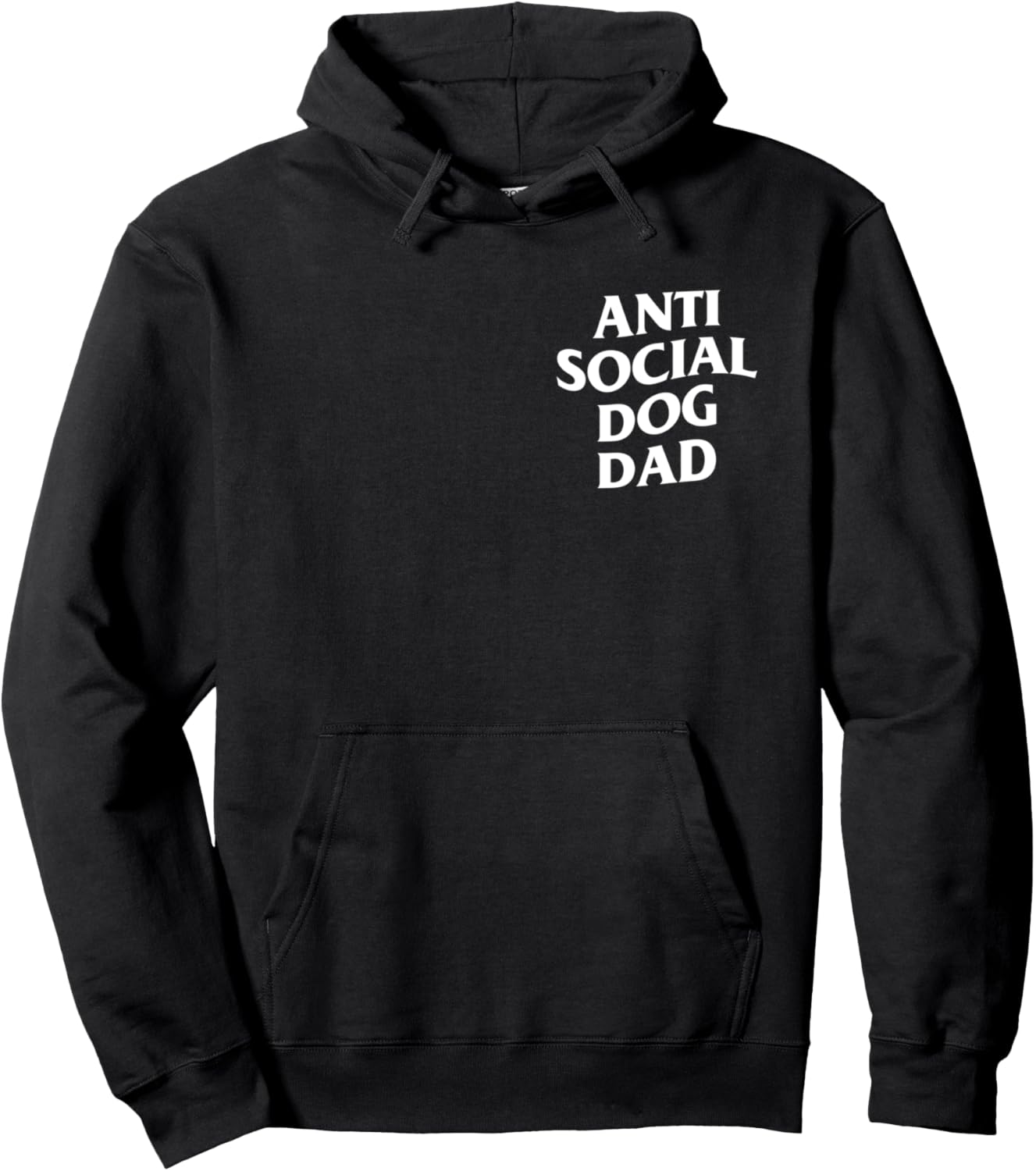 Anti Social Dog Dad Pullover Hoodie