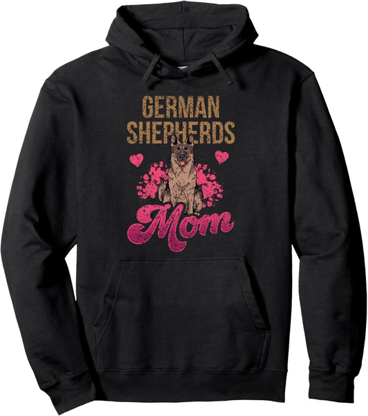 German Shepherds Mom German Sheperd Cute Dog Pet Lover Pullover Hoodie