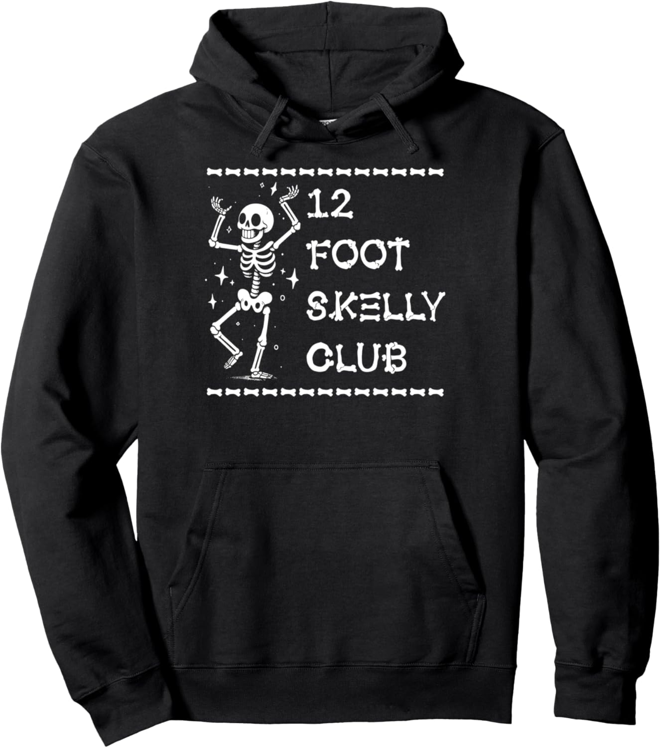 12 Foot Skelly Club - Halloween Pullover Hoodie