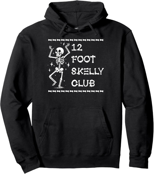 12 Foot Skelly Club - Halloween Pullover Hoodie