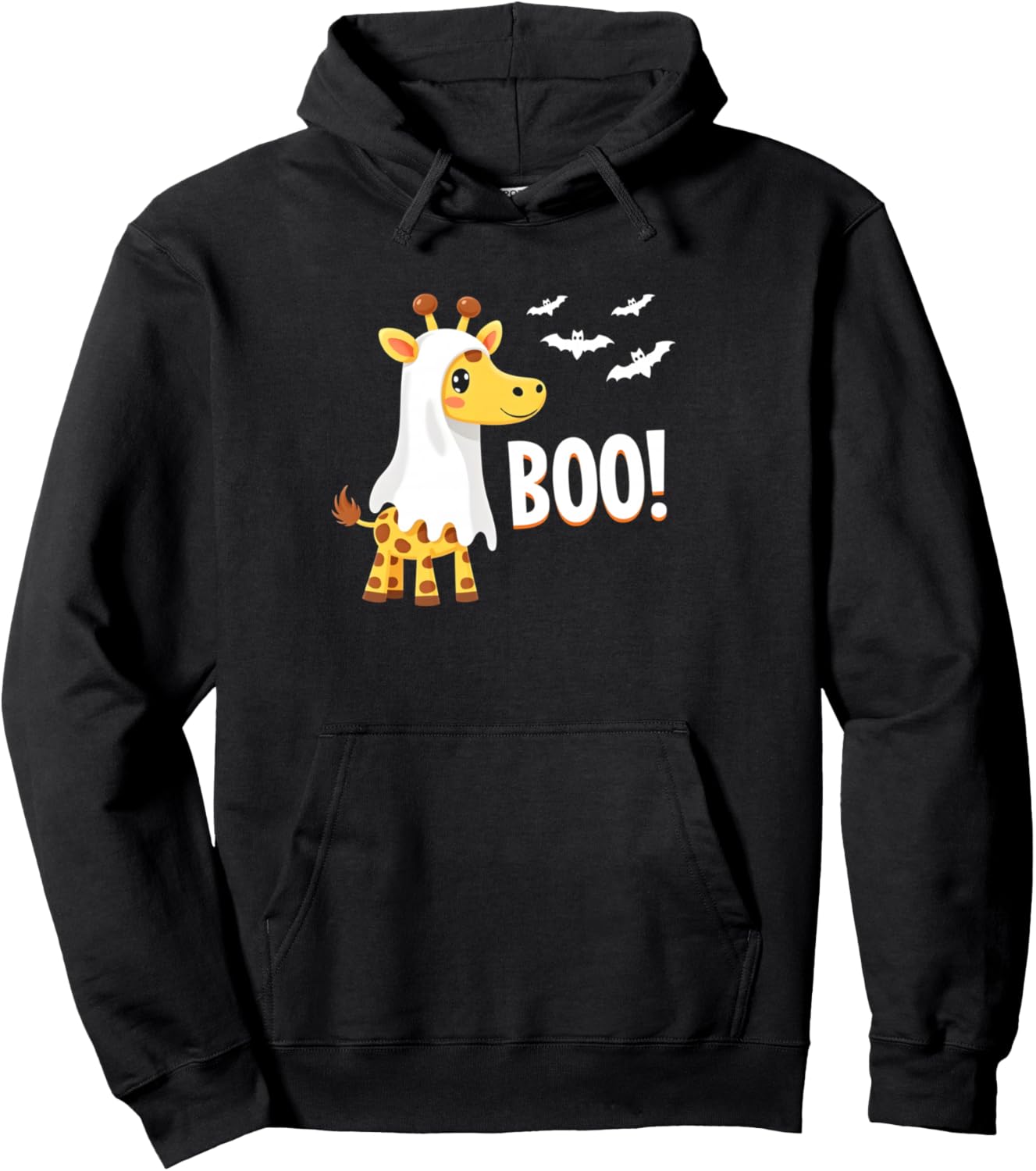 Giraffe Boo Halloween Costume Men Women Kids Pullover Hoodie