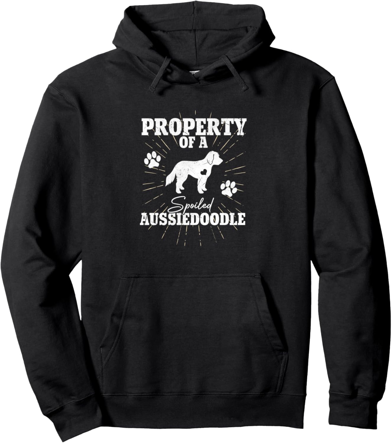 Aussiedoodle Dog Gifts for Mom Dad Funny Property Dog Lovers Pullover Hoodie