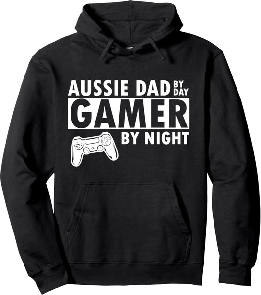 Aussie Dad Cool Australian Shepherd Father Gifts for Dog Dad Pullover Hoodie