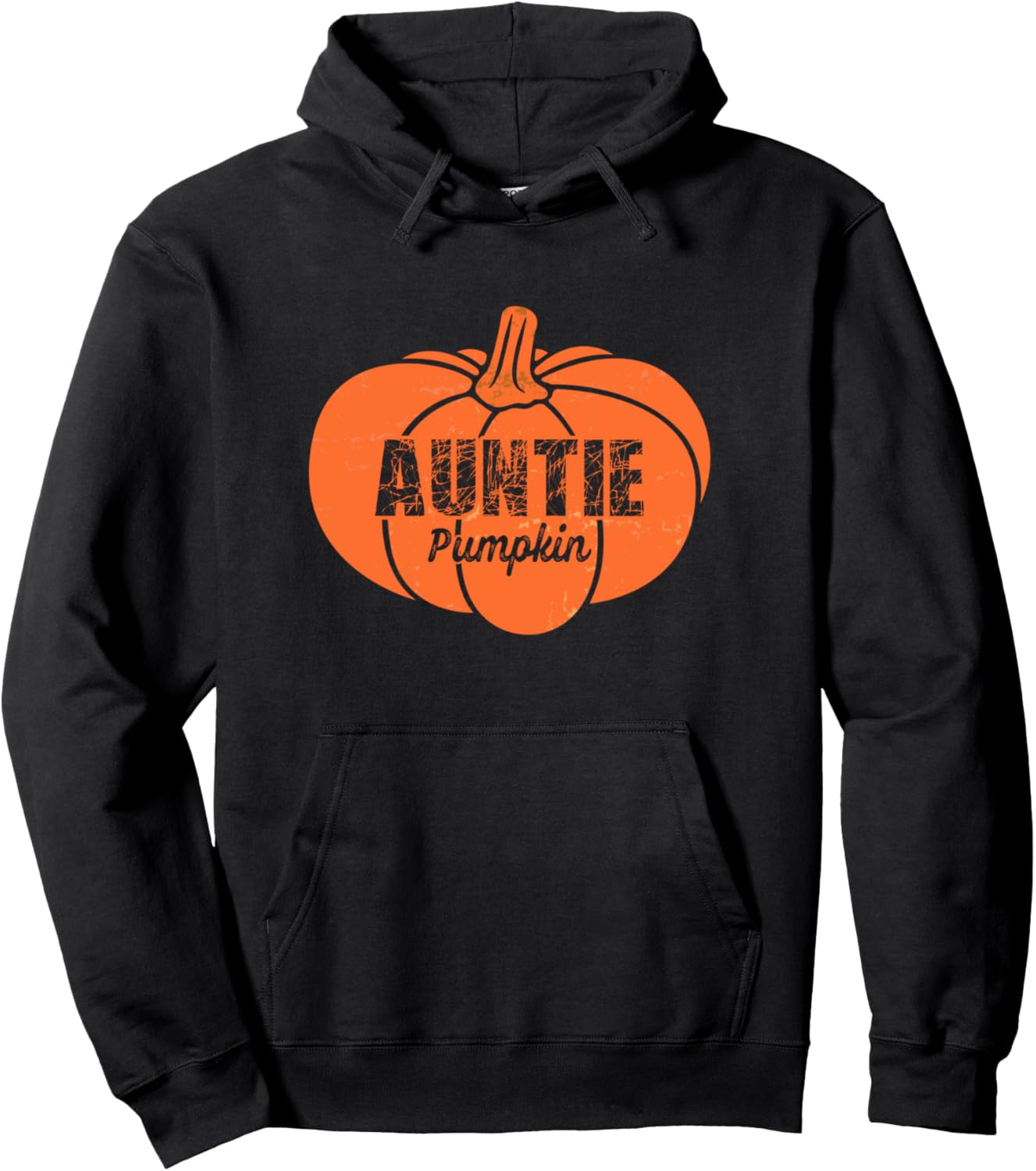 Auntie Pumpkin Matching Family Halloween Thanksgiving Group Pullover Hoodie