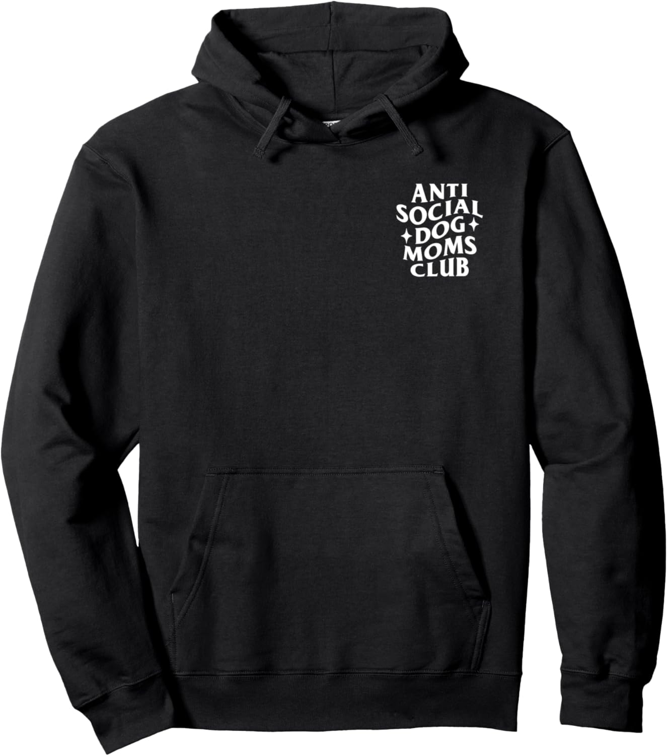 Anti Social Dog Moms Club Funny Introvert Dog Mom Dog Lover Pullover Hoodie