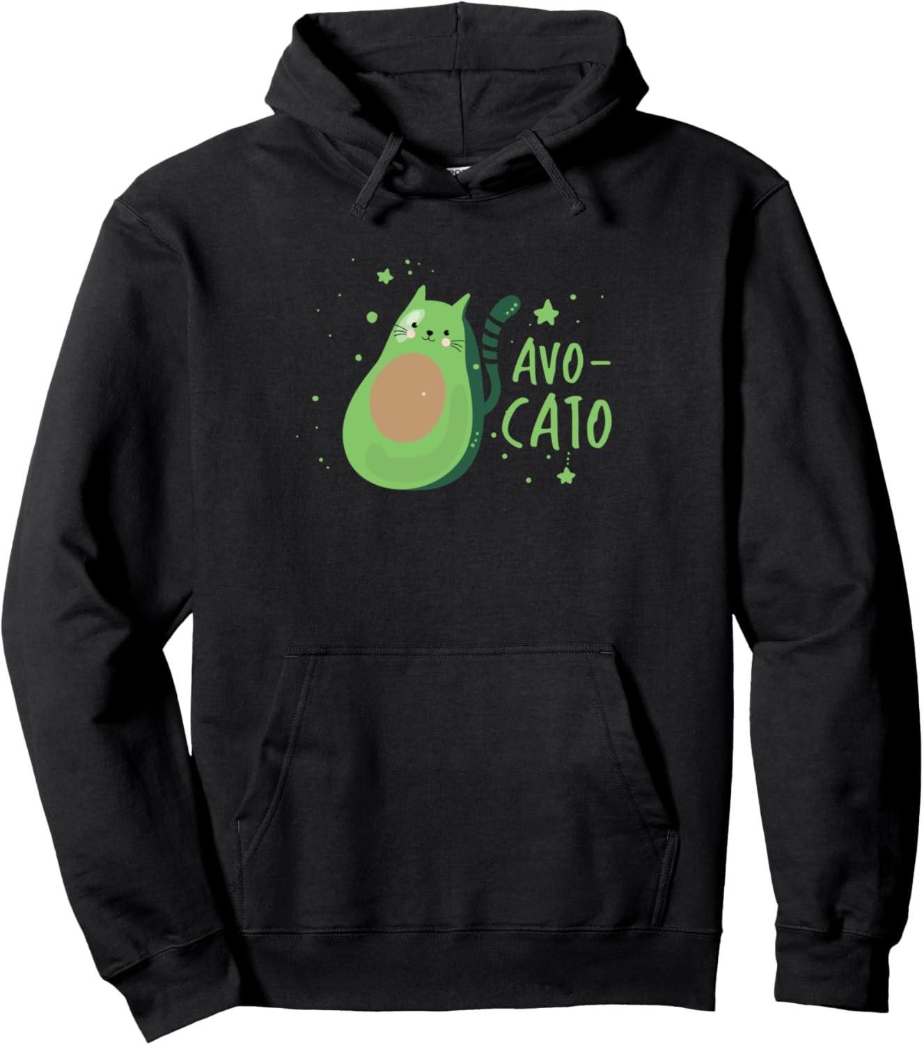 Avocato Avocado Cat Pun for Fruit Pet Lover Pullover Hoodie
