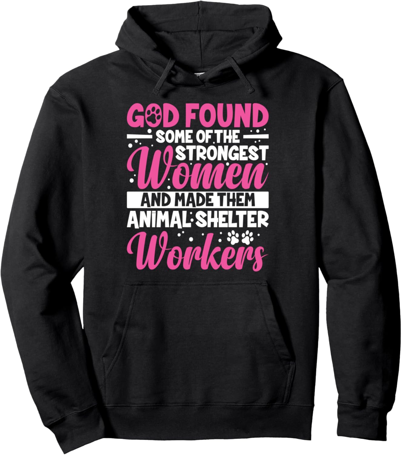 Animal Shelter Worker Cat Volunteer Pet Lover Animal Rescue Pullover Hoodie
