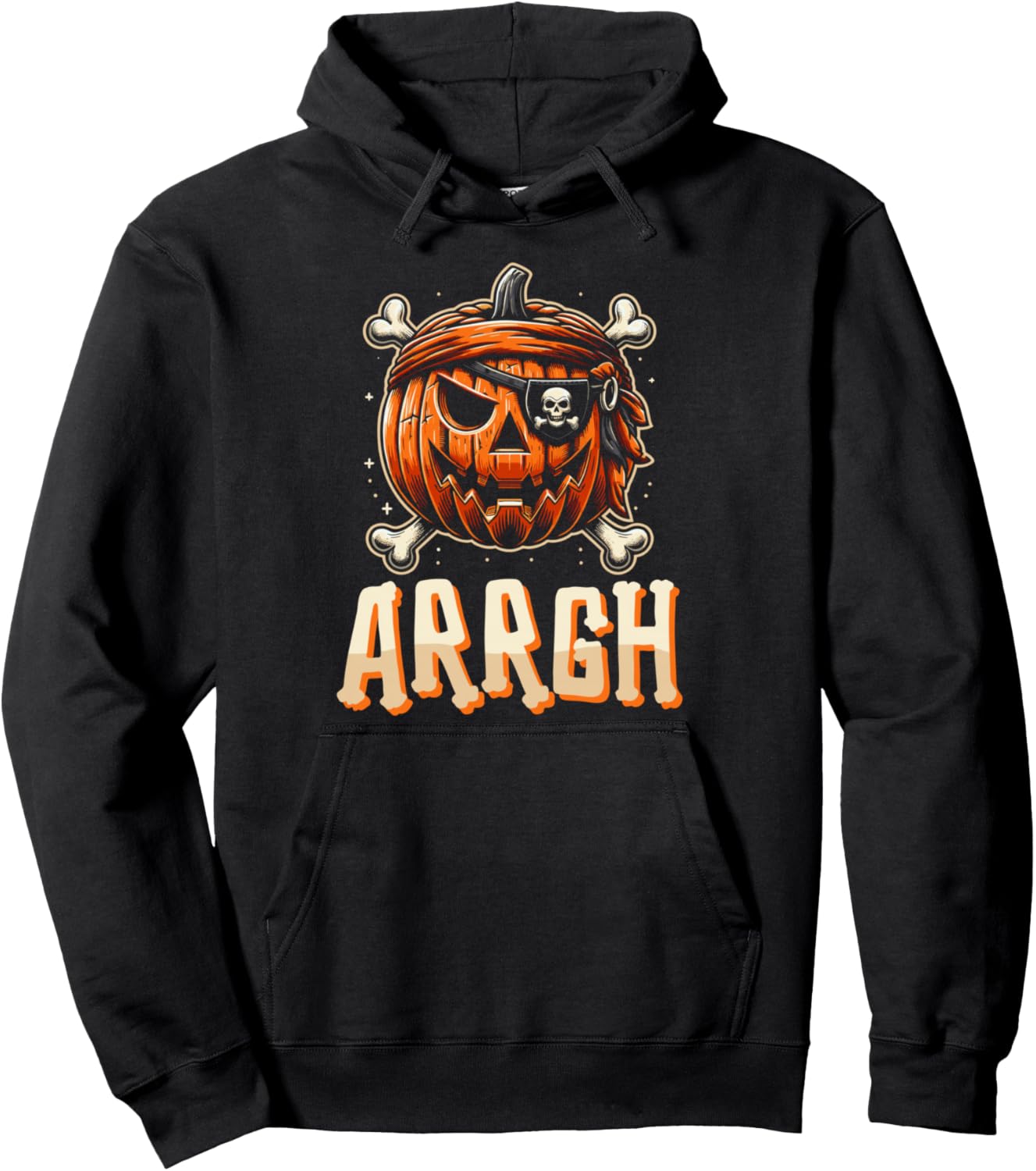 Arrgh Halloween Pirate Costume Pullover Hoodie