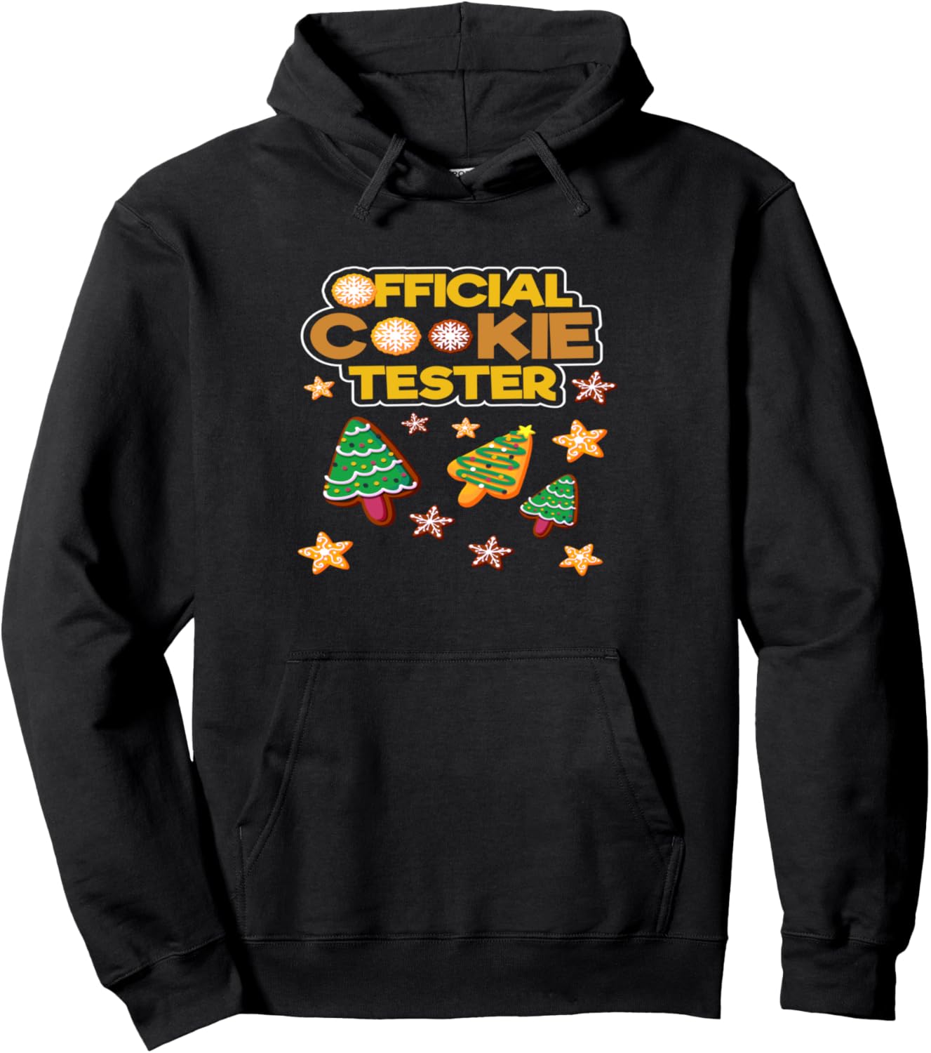 Cookie Tester Reporting for Duty Funny Christmas Pullover Hoodie