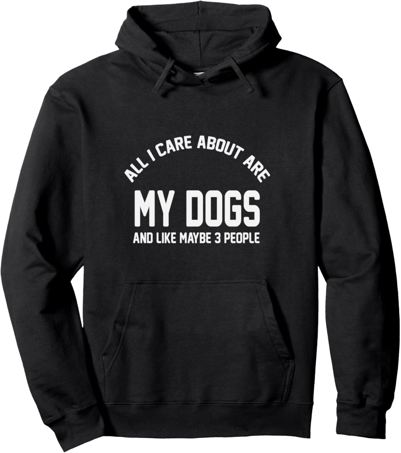 All I Care About My Dogs Doggo Funny Dogs Mom And Dog Dad Pullover Hoodie