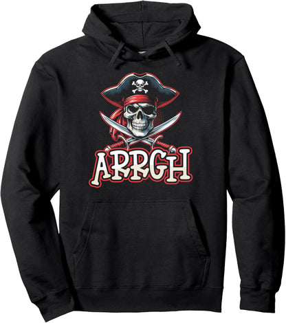 Arrgh Halloween Pirate Costume Pullover Hoodie