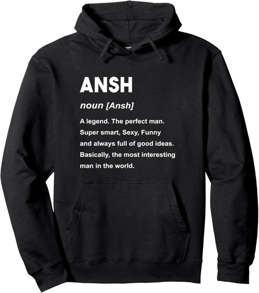 Ansh Name Shirt | Ansh Pullover Hoodie
