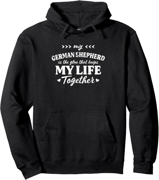 German Shepherd Keeps My Life Together Dog Mom Shepard Pullover Hoodie