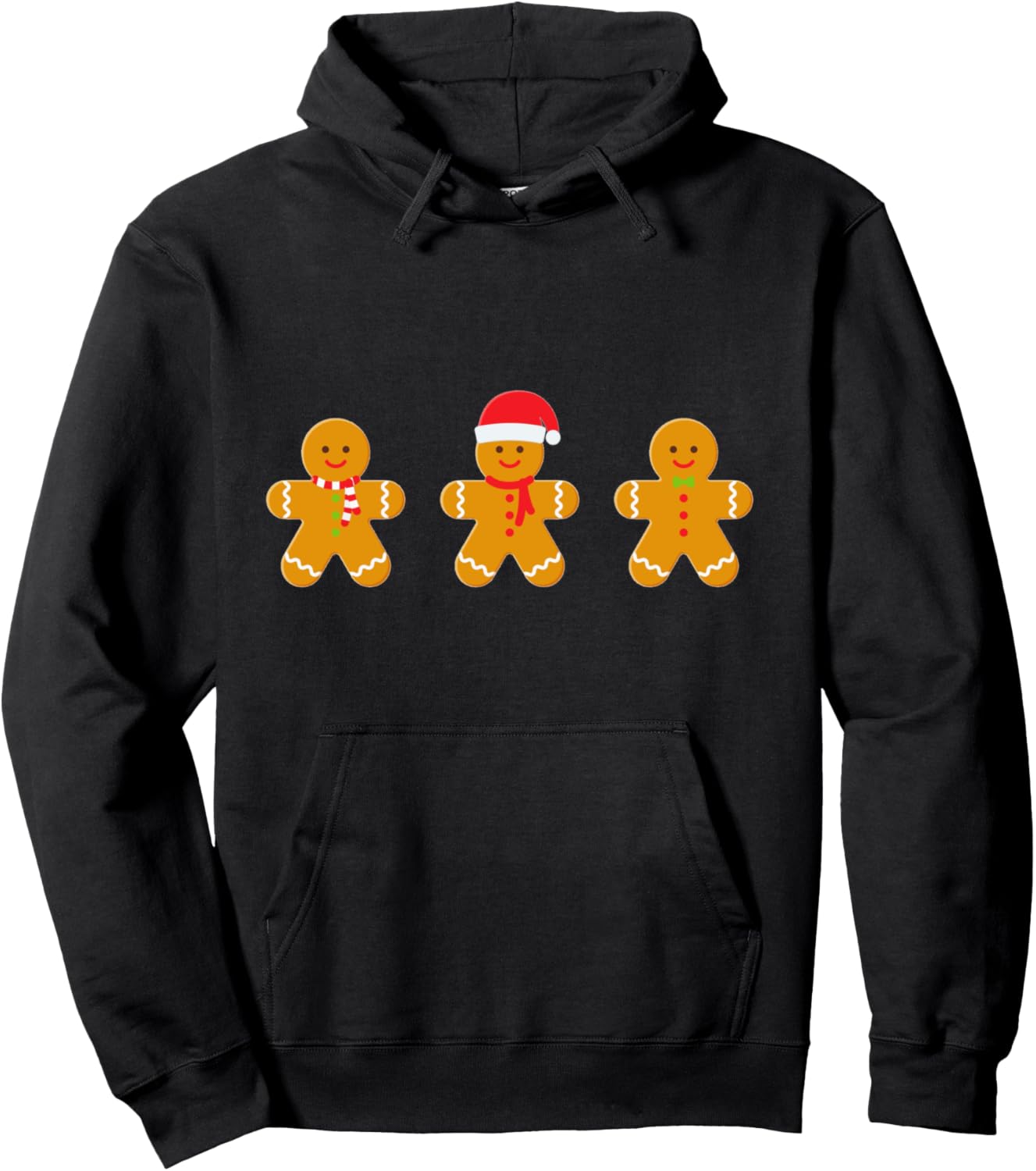 Gingerbread Christmas Hat Cookie Baking Xmas Bakers Pullover Hoodie