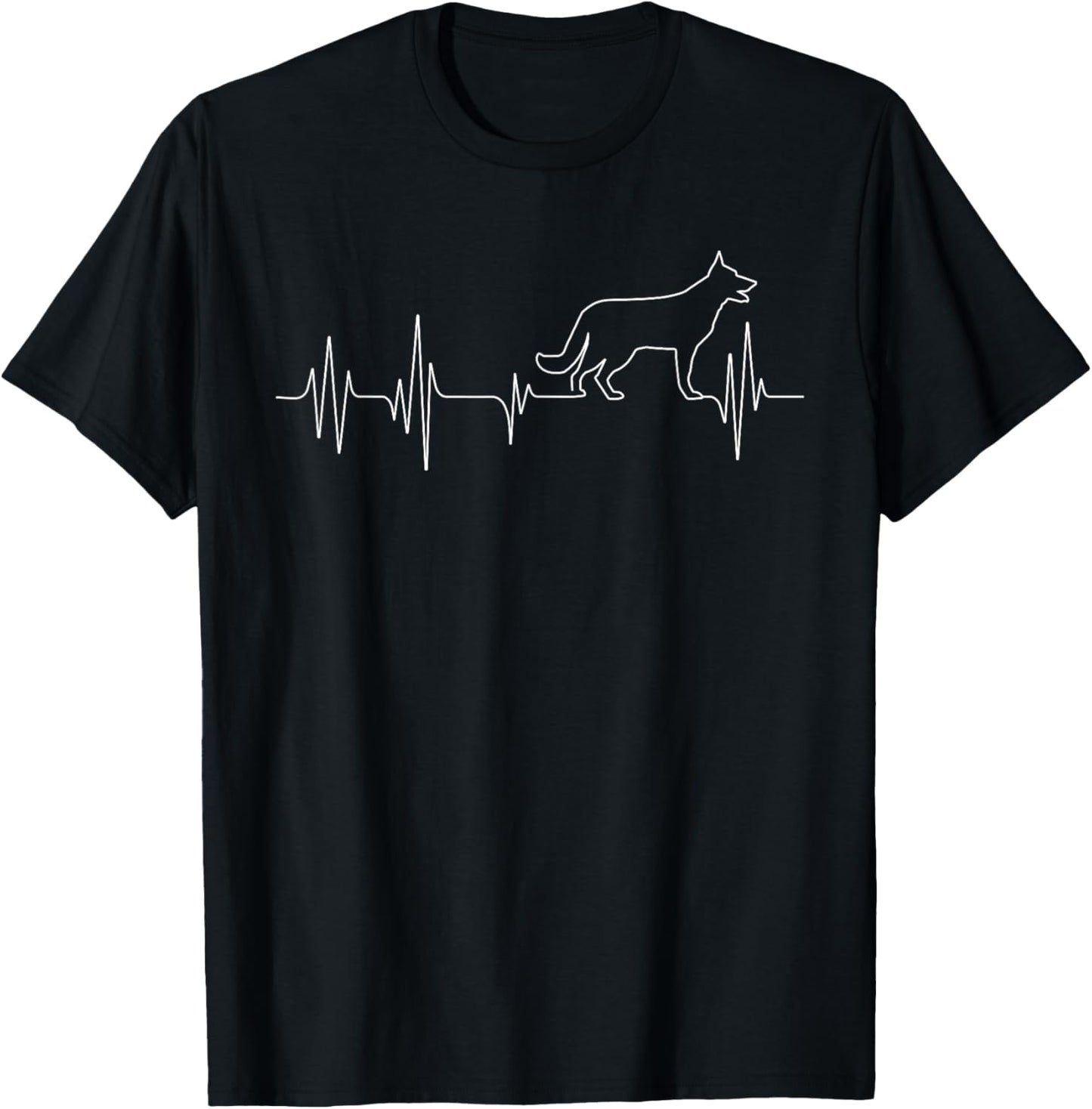 German Shepherd Pulse Heartbeat - Dog Lover Pet Owner T-Shirt