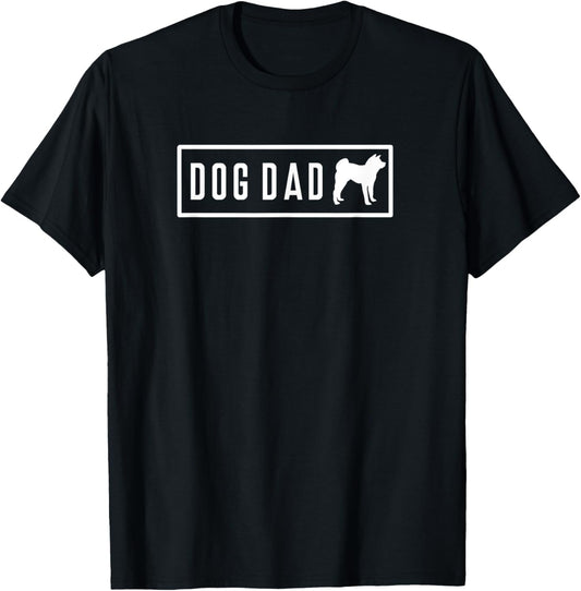 Akita Dog Dad - Fathers Day Men Women T-Shirt