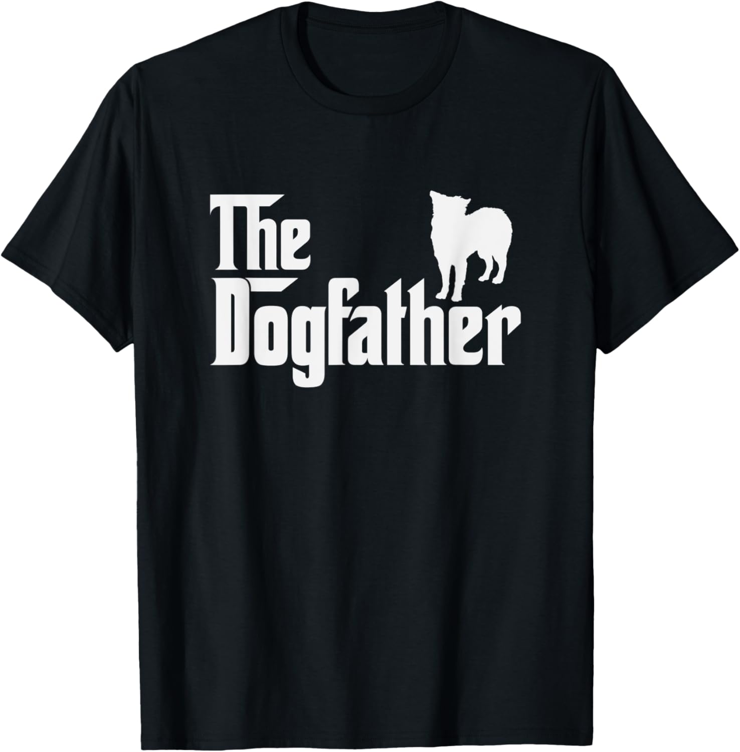 australian shepherd husky DogFather Funny Dog Dad T-Shirt for Men Women Kids