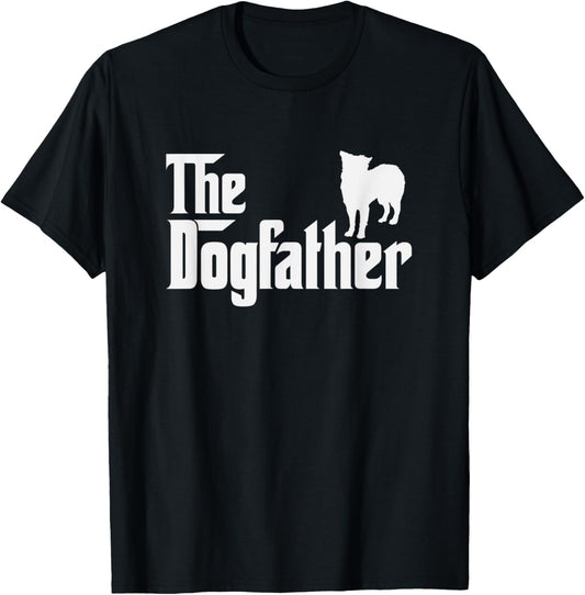 australian shepherd husky DogFather Funny Dog Dad T-Shirt for Men Women Kids