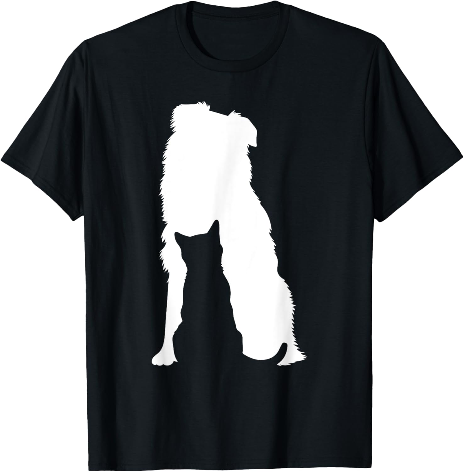 Australian Shepherd Gifts for Cat Lover Aussie Pet Cat Gift T-Shirt for Men Women Girls Kids