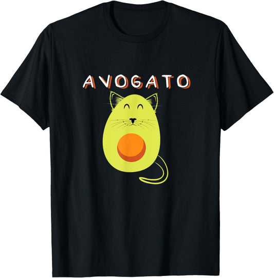 Avogato Avocado Cat Tropical Fruit Funny Pet Lover Shirt Men Women Kids T-Shirt