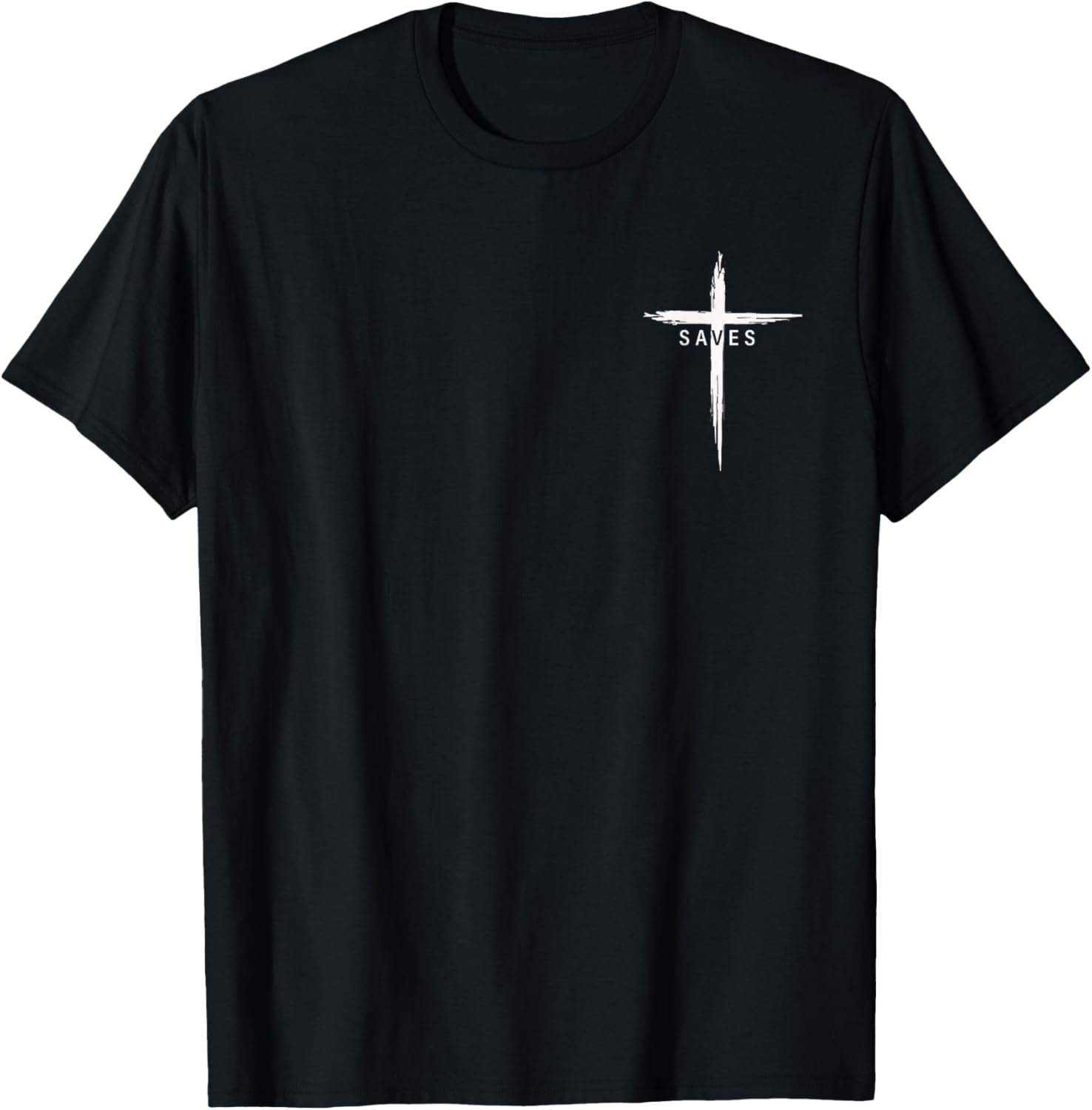 Cool Christian Cross Jesus Saves Men Women Graphic Christ T-Shirt