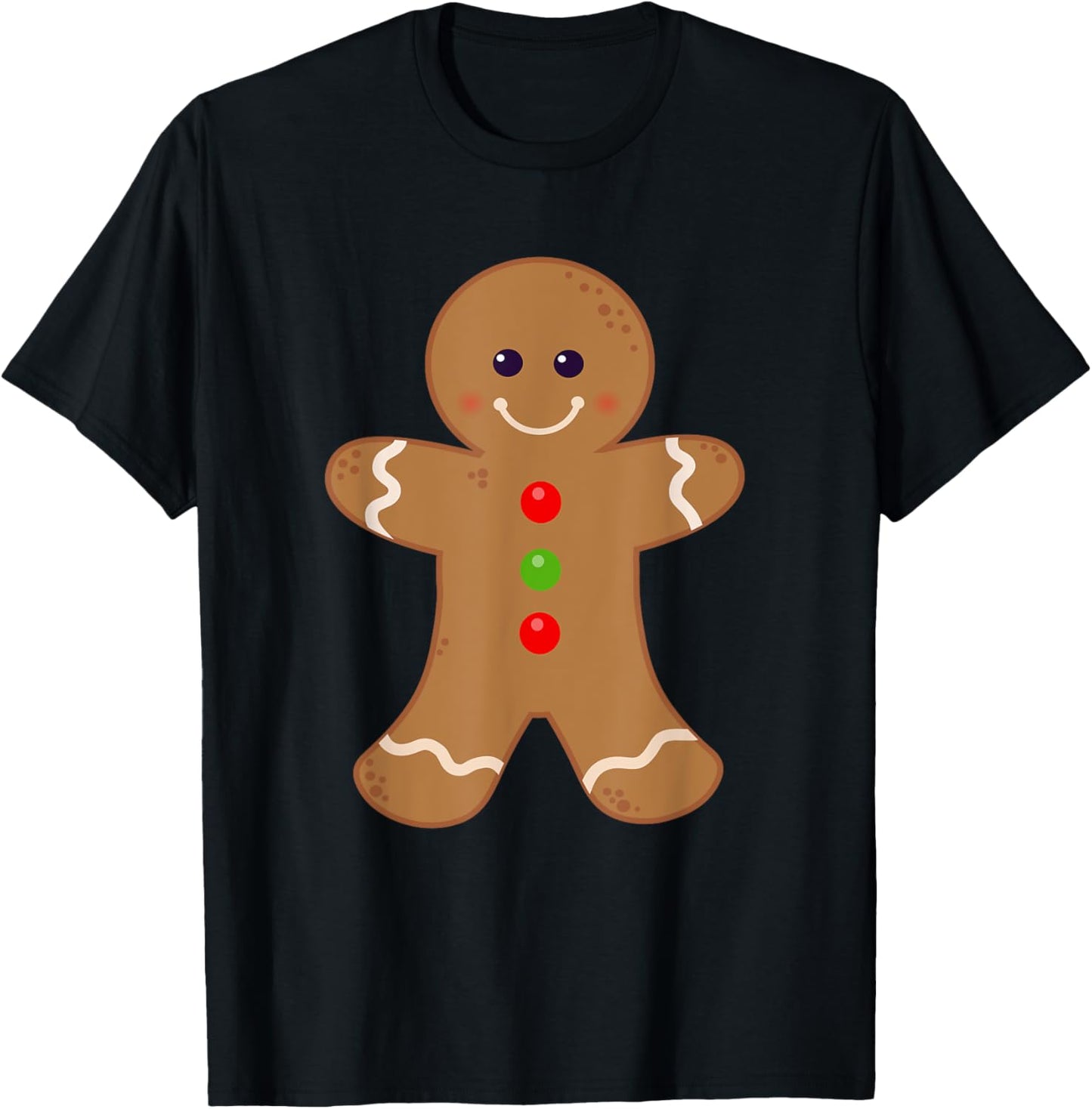Gingerbread Man Shirt Christmas Cookie Baking Holiday Tee T-Shirt