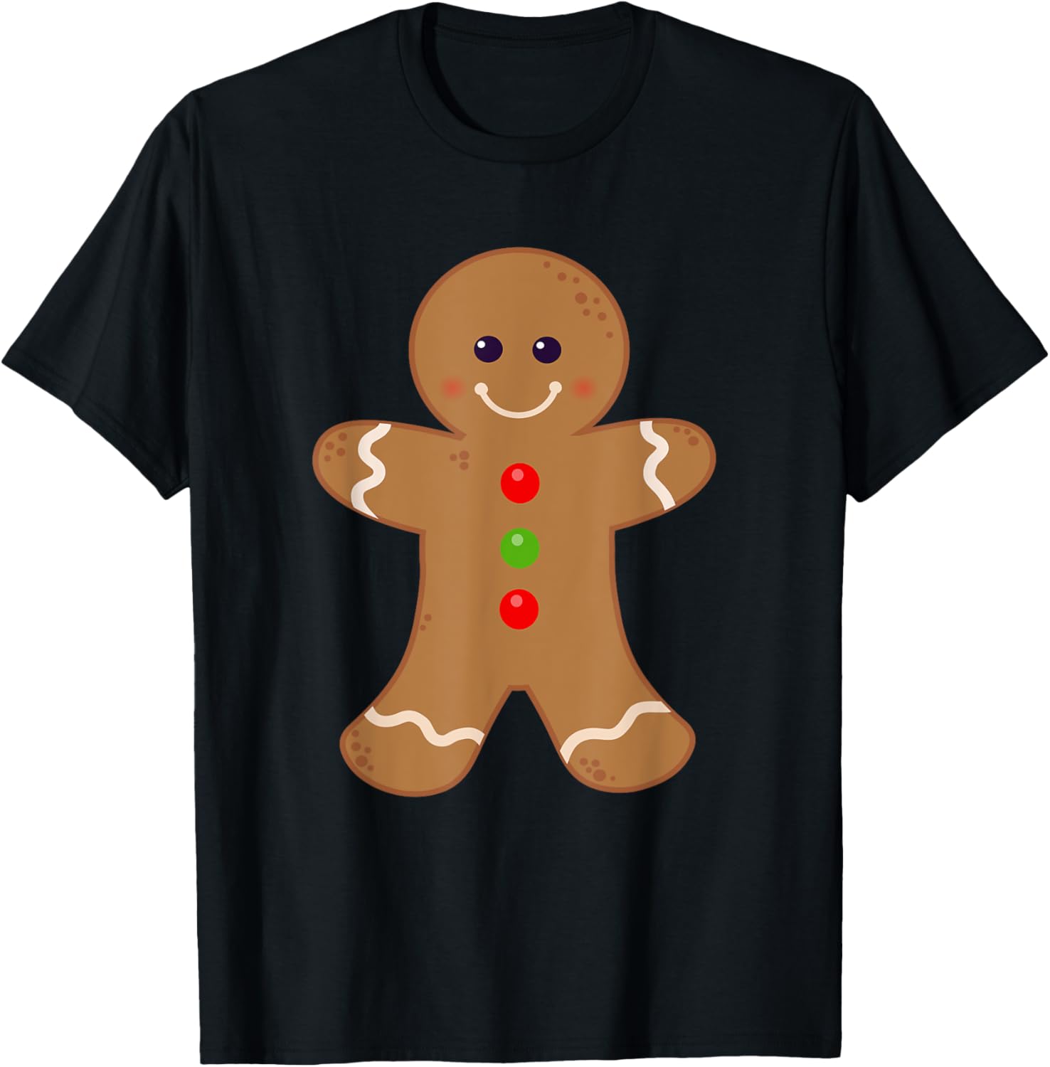 Gingerbread Man Shirt Christmas Cookie Baking Holiday Tee T-Shirt