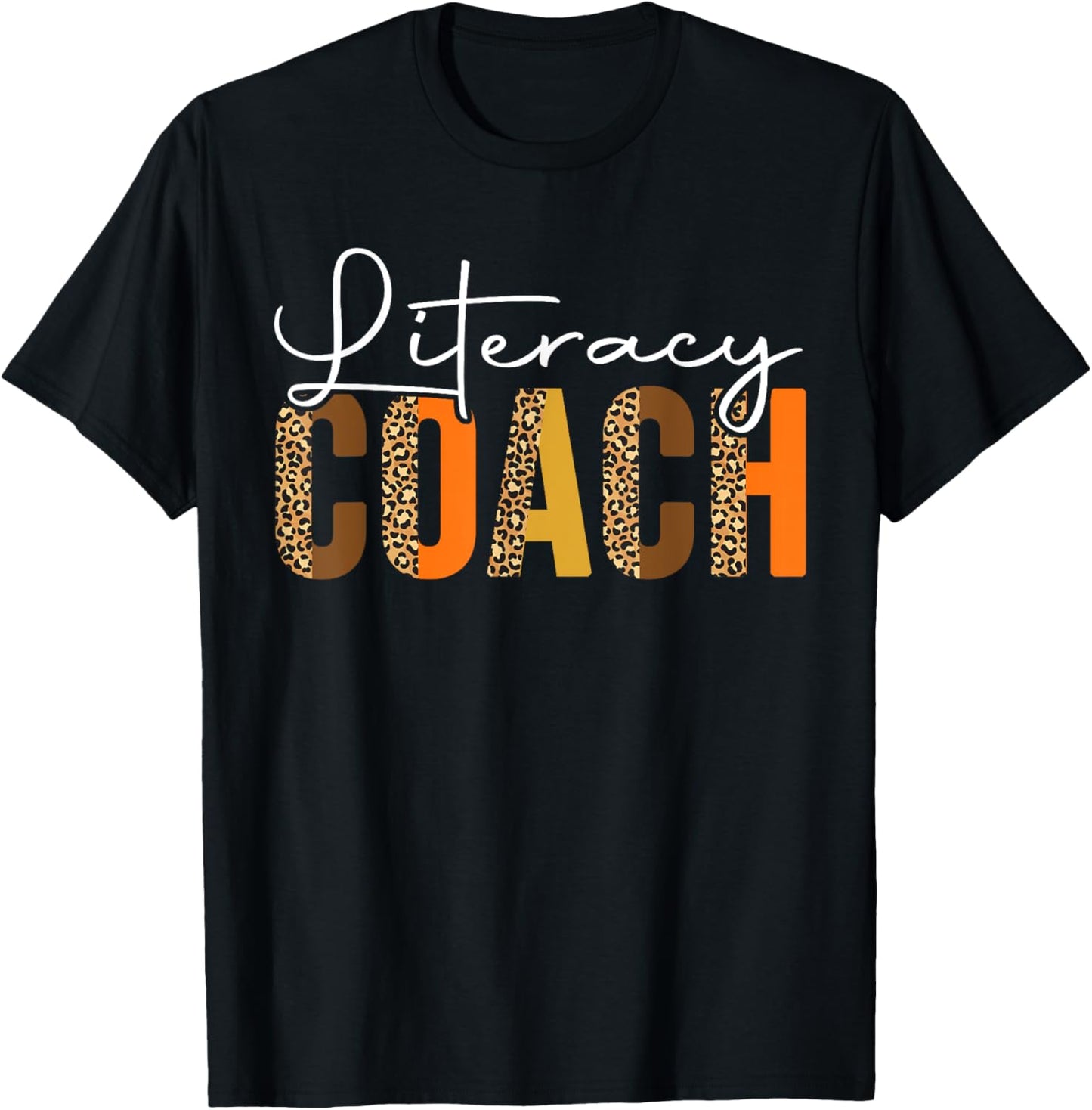 Autumn Fall Literacy Coach Shirt, Thanksgiving Leopard Squad T-Shirt