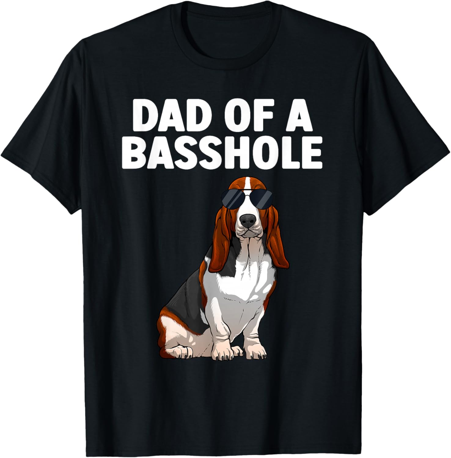 Cool Basset Hound Design For Men Dad Dog Basset Hound Lovers T-Shirt