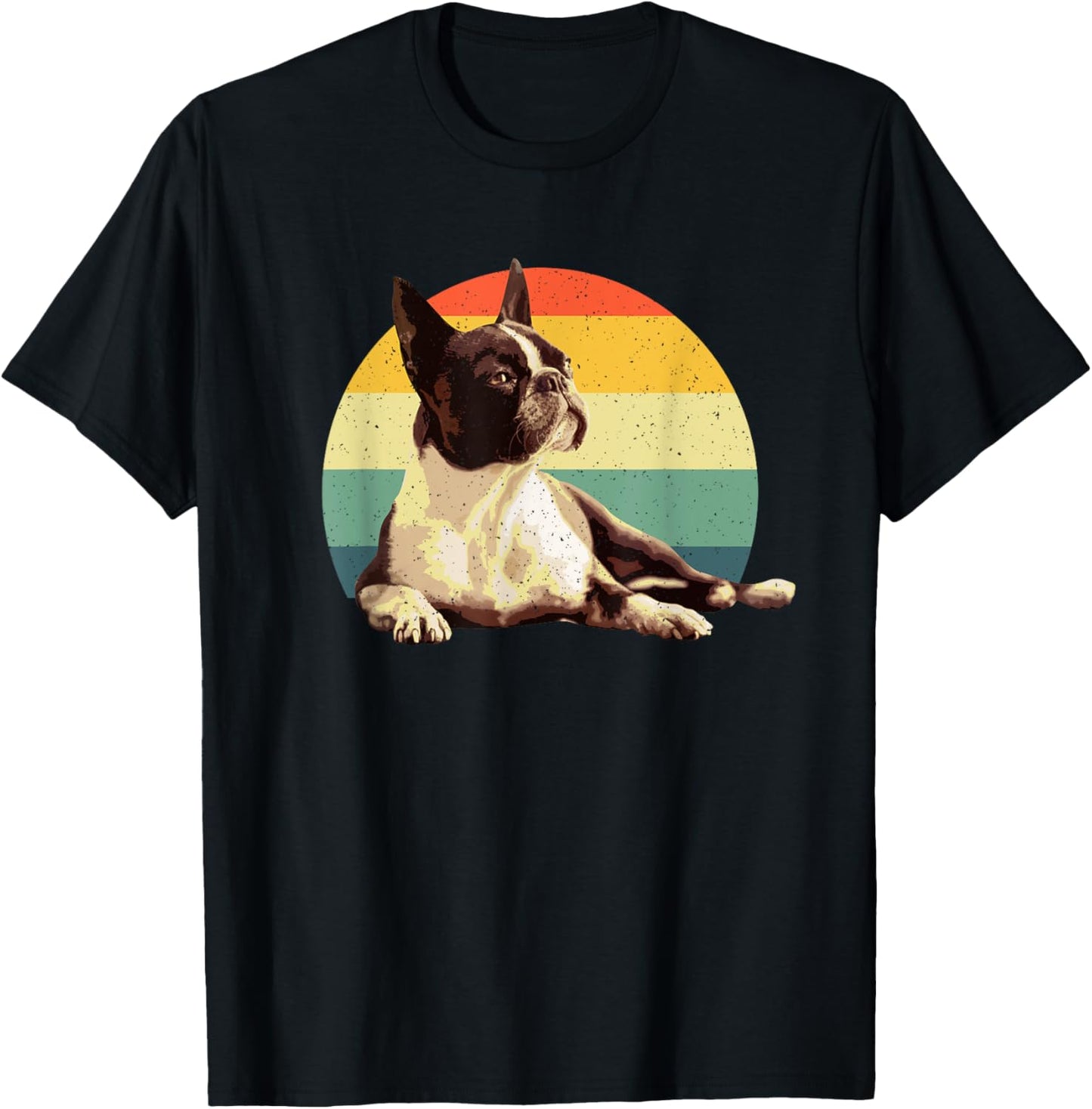 Cool Boston Terrier Art For Men Women Boston Terrier Lovers T-Shirt